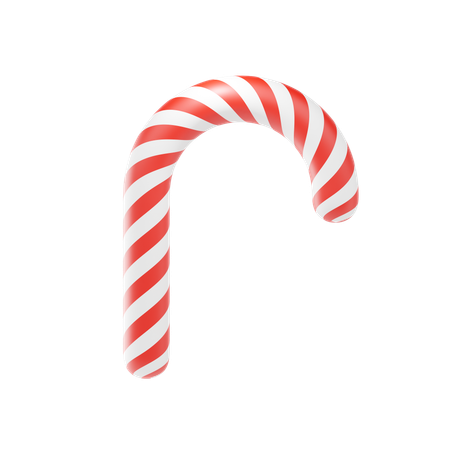 Candy Cane  3D Icon