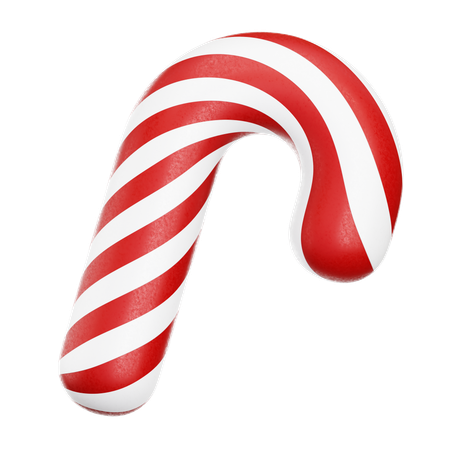 Candy Cane  3D Icon