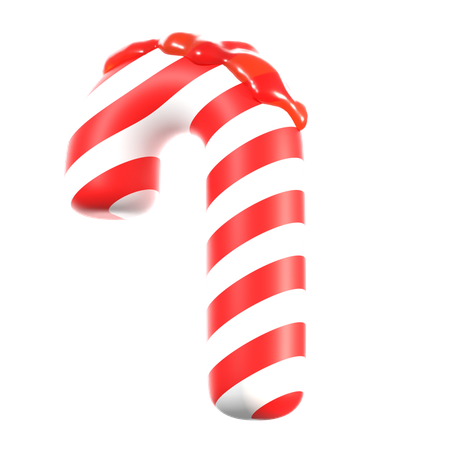 Candy Cane  3D Icon