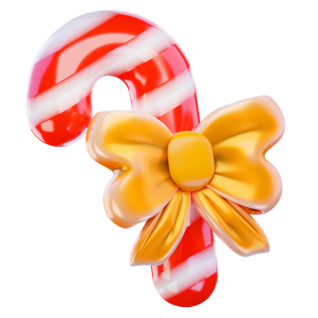 Candy Cane  3D Icon