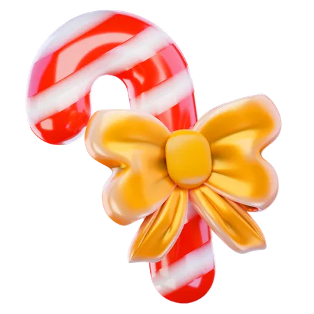 Candy Cane  3D Icon