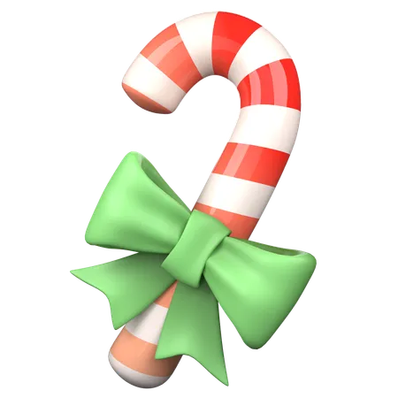 Candy Cane  3D Icon