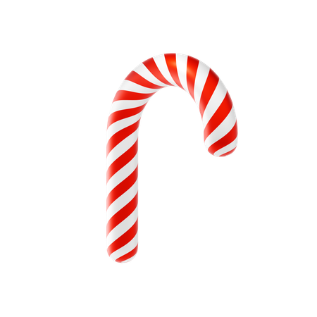 Candy Cane  3D Icon