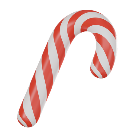 Candy Cane  3D Icon