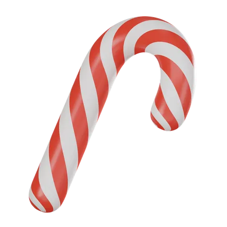 Candy Cane  3D Icon