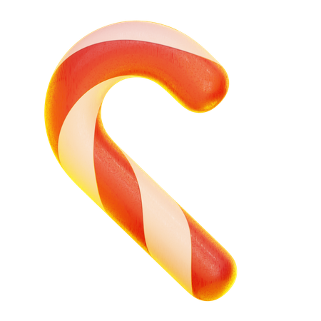 Candy Cane  3D Icon