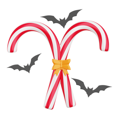 Candy Cane  3D Icon