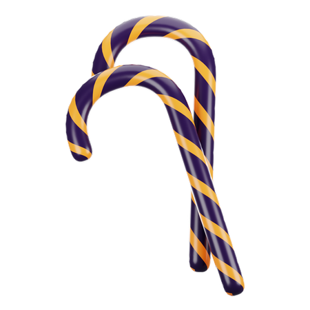 Candy cane  3D Icon