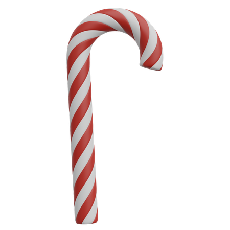 Candy Cane  3D Icon