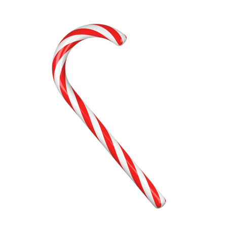 Candy Cane  3D Illustration