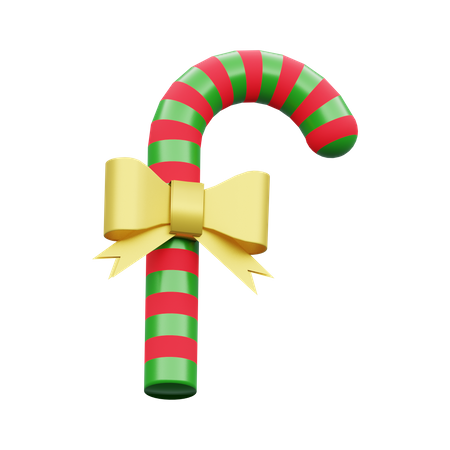 Candy Cane  3D Illustration