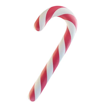 Candy Cane 3D Icon