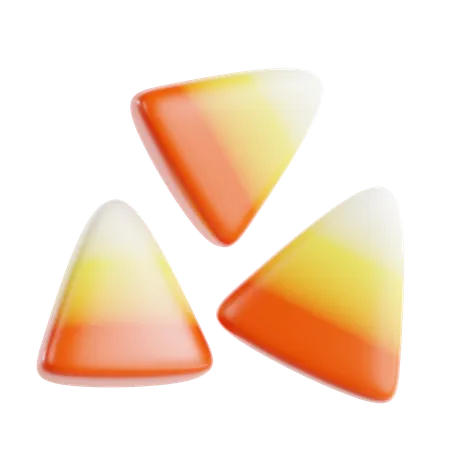 Candy Corn  3D Icon