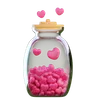 Candy Hearts In A Jar
