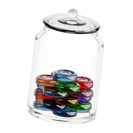 Candy Jar  3D Icon