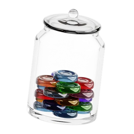 Candy Jar  3D Icon