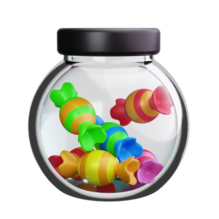 Candy Jar  3D Icon