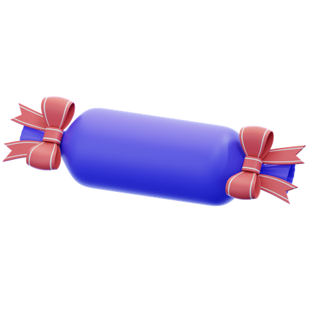Candy Shaped Gift Box  3D Icon