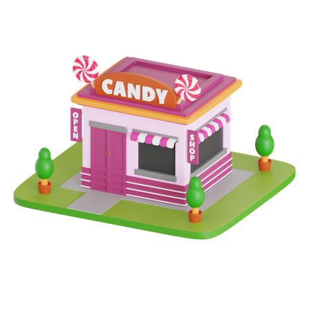 Candy Shop  3D Icon
