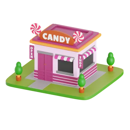 Candy Shop  3D Icon