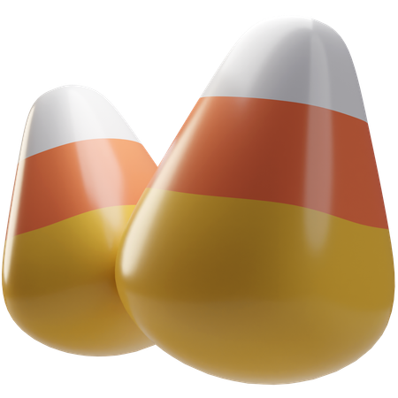 Candycorn  3D Icon