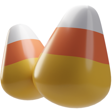 Candycorn  3D Icon