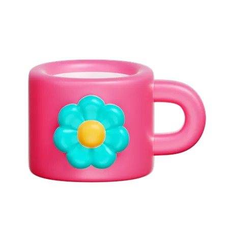 Caneca  3D Icon