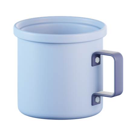 Caneca de aço  3D Icon