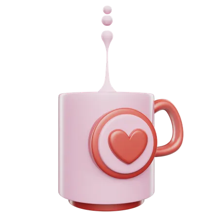 Caneca de amor  3D Icon