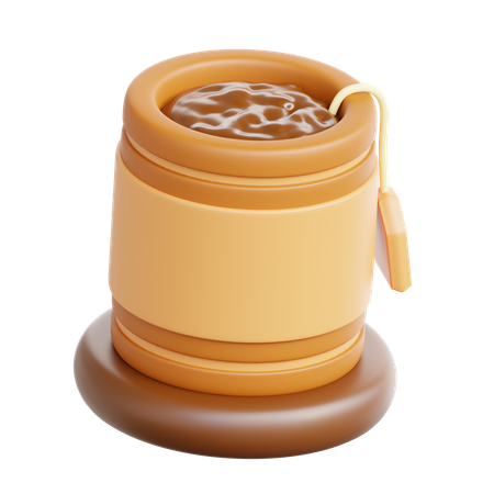 Caneca de caminhada  3D Icon