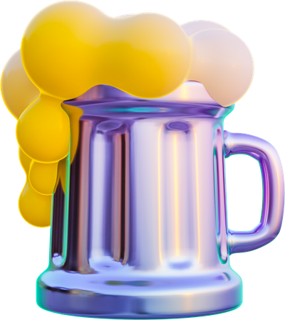 Caneca de cerveja  3D Icon