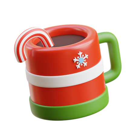 Caneca de natal  3D Icon