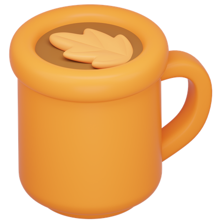 Caneca de outono  3D Icon