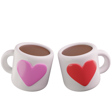 Canecas de café  3D Icon