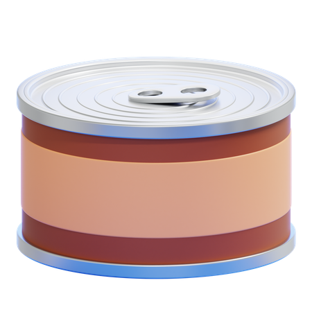 Caned Food  3D Icon