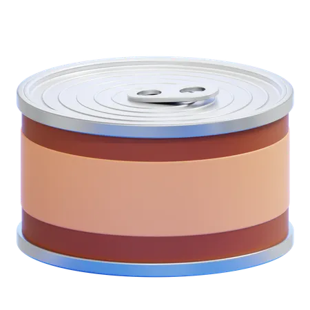 Caned Food  3D Icon