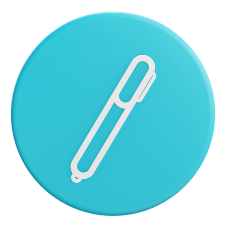 Caneta  3D Icon