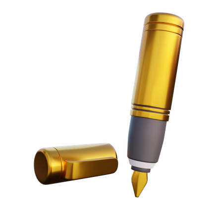 Caneta  3D Icon