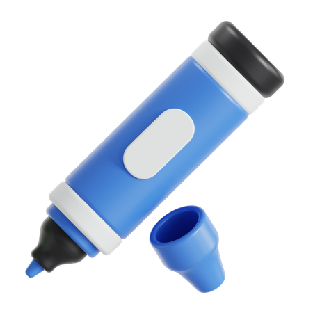 Caneta de marca  3D Icon