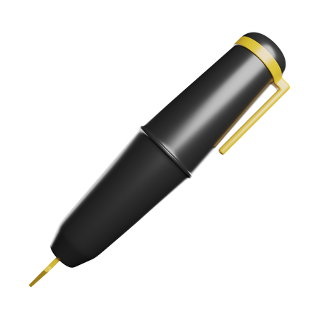 Caneta tinteiro  3D Icon