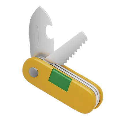 Canivete  3D Icon