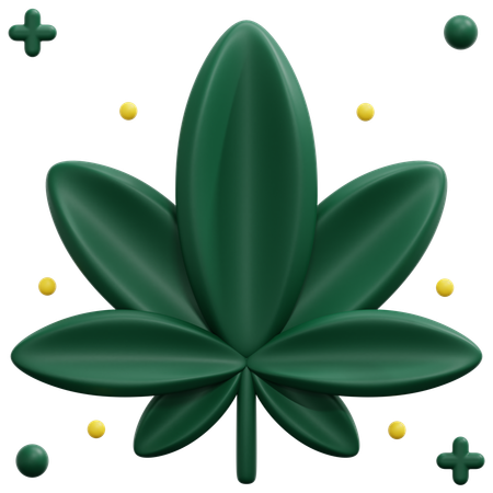 大麻  3D Icon