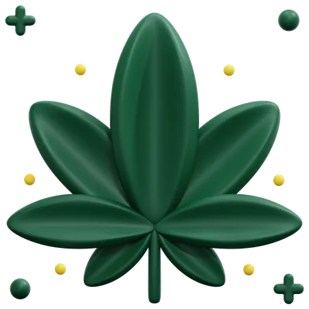 Cannabis  3D Icon