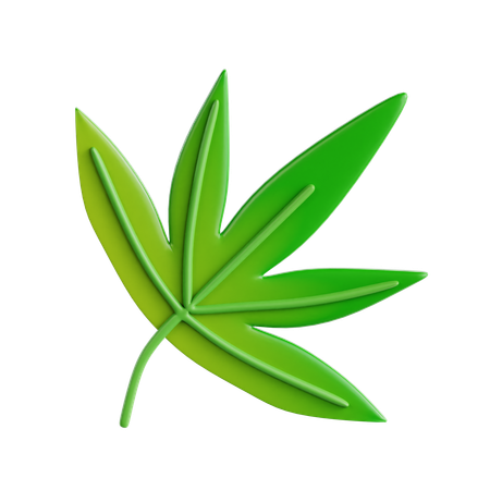 大麻の葉  3D Icon