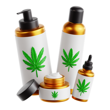 Cannabis Topical  3D Icon
