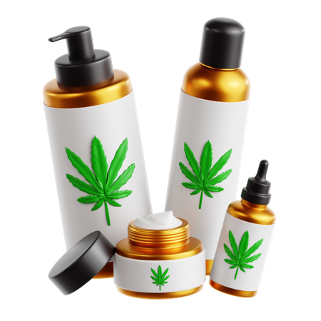 Cannabis tópico  3D Icon