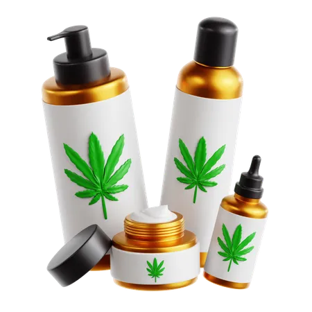 Cannabis tópico  3D Icon