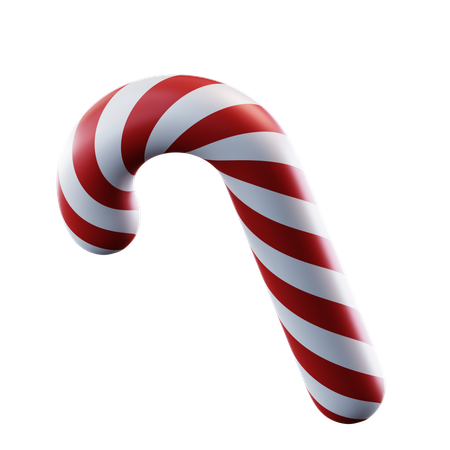 Canne en bonbon de Noël  3D Icon