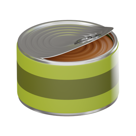 Canned  3D Icon