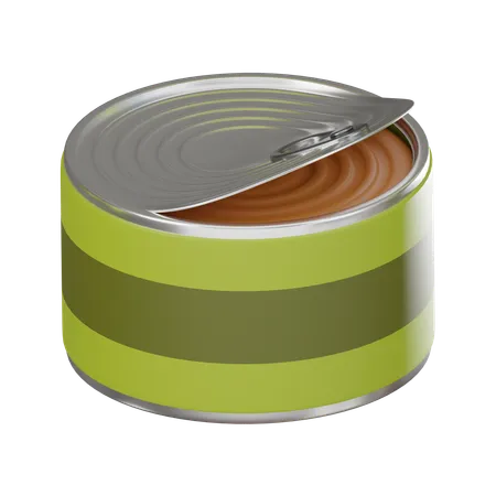 Canned  3D Icon